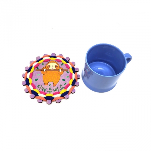 양말목 꽈배기 컵받침 편직양말목 세트-멸종위기 동물 모음