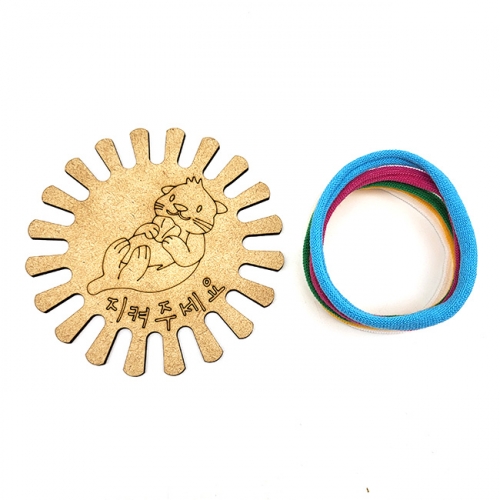 양말목 꽈배기 컵받침 편직양말목 세트-멸종위기 바다 동물 모음