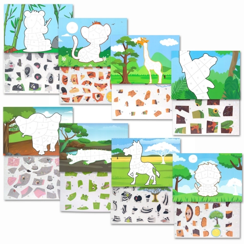 창의 쑥쑥 아트 플레이_스티커 놀이_8종 중 택1