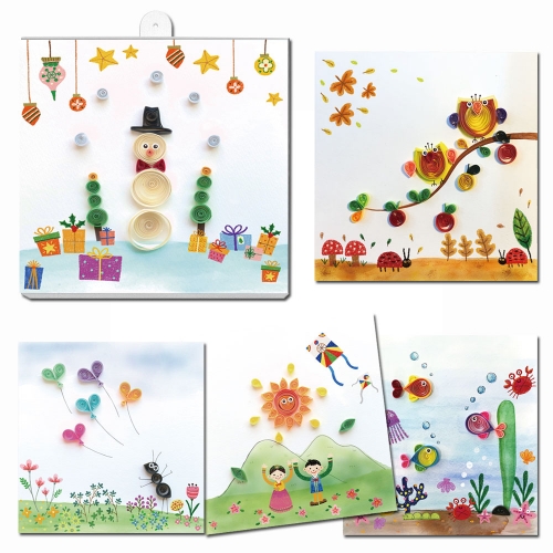 창의 쑥쑥 아트 플레이 페이퍼 퀼링아트(6종 중 택1)