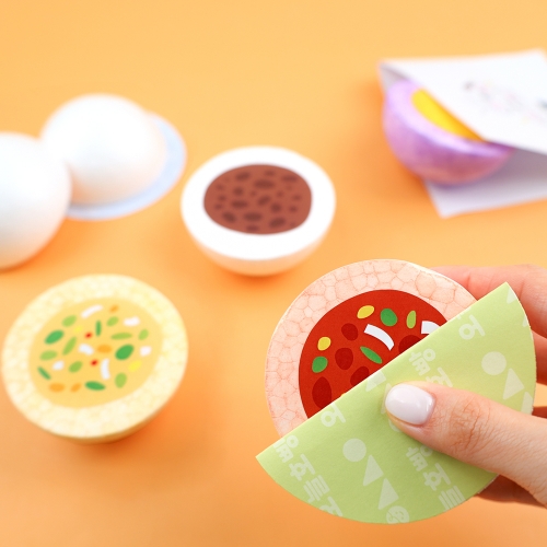 [오늘놀이] 겨울 간식 호빵 만들기(역할놀이/꾸미기 스티커 포함/KC인증)