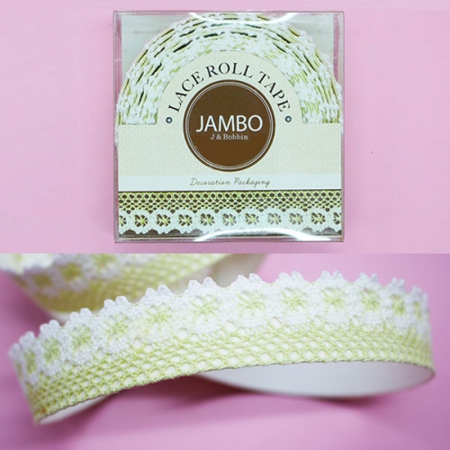 접착레이스리본_라이트그린