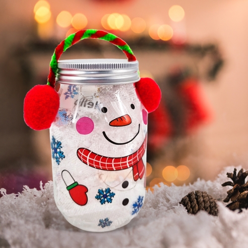 [탑키드] 겨울 눈사람 투명 보틀 LED 장식 조명 만들기