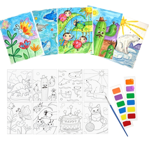 창의 쑥쑥 아트플레이 세트 어린이집 창의미술 놀이 활동지 키트 5종