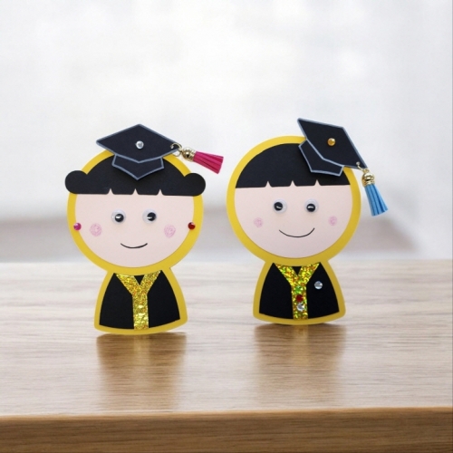 졸업 수료하는 나 카드만들기(2인용)