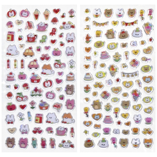 홀로그램 젤리 스티커 2탄 (8개)