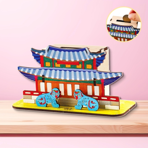 메이크문구 W056 우드공예만들기 경복궁