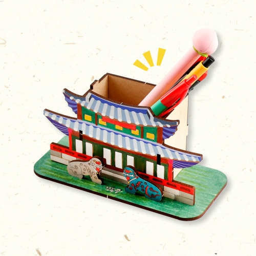 메이크문구 W056 우드공예만들기 경복궁