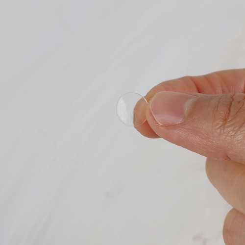 메이크문구 입체양면테이프 원형 1cm 투명
