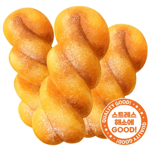 꽈비 말랑이 스퀴시(버터향) 1p  주물럭 핸드토이 스트레스해소