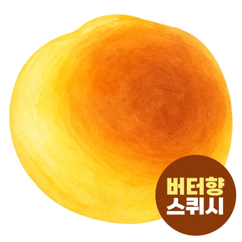 말랑 베이커리 스퀴시(버터향) 1p  주물럭 핸드토이 스트레스해소