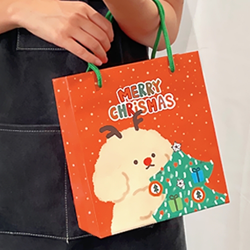 [프롬앤투] 크리스마스 뭉치 쇼핑백 10매 FP21A-3