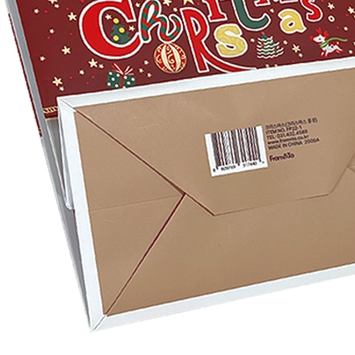 [프롬앤투] 크리스마스 풍경 쇼핑백 10매 FP22-1