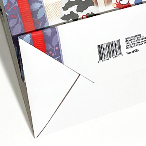 [프롬앤투] 크리스마스 한옥 쇼핑백 10매 FP22-3