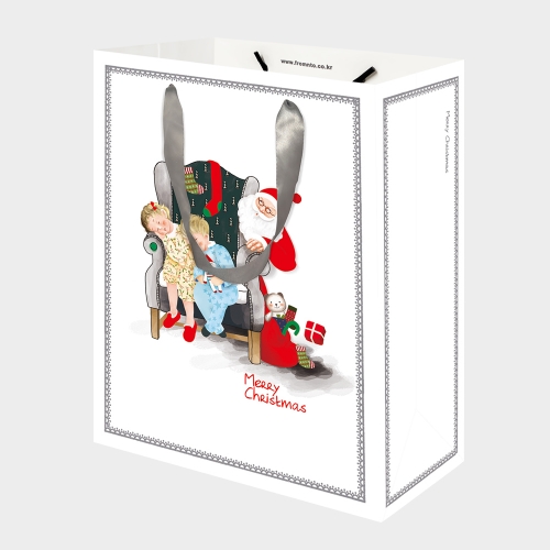 [프롬앤투] 크리스마스 산타 쇼핑백 10매 FP22-5