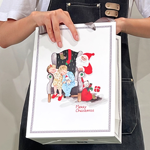 [프롬앤투] 크리스마스 산타 쇼핑백 10매 FP22-5