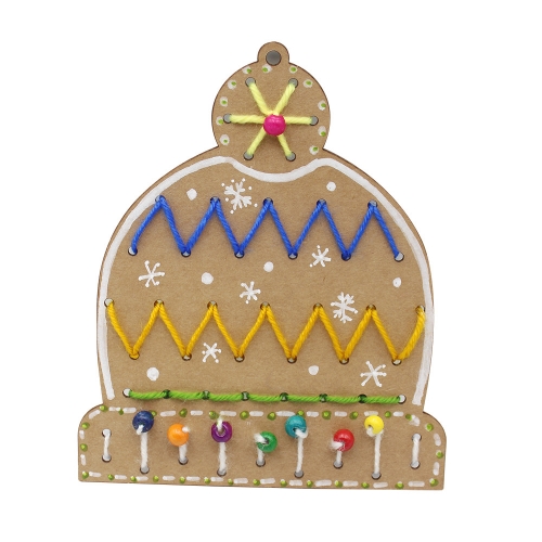 우든페이퍼 바느질 꾸미기 겨울 (3개입)