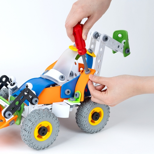 [캐스비]튼튼 크리에듀 STEAM창의조립세트 357p(2973)