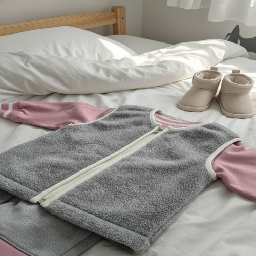 (미래아이원복)알파카플리스조끼-그레이