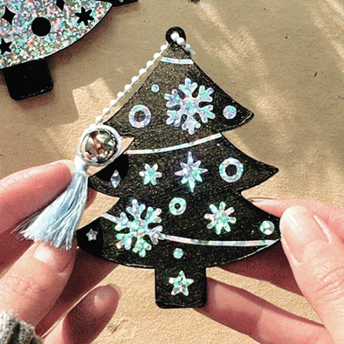 자개 트리 키링 만들기 5set