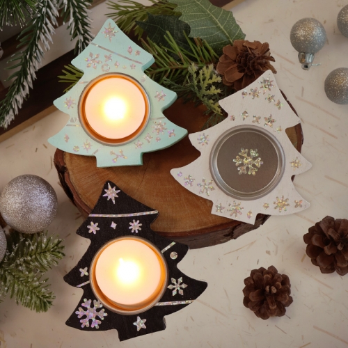 자개 트리 티라이트 5set