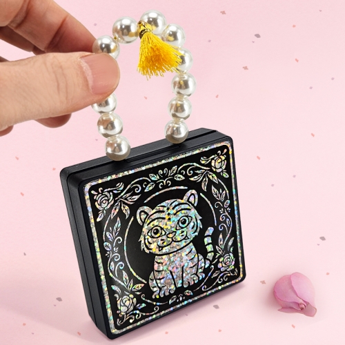 [탑키드] 민화 호랑이 홀로그램 자개 키링 보석함 만들기