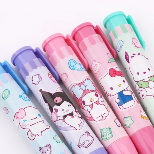 산리오 샤프 지우개 시나모롤 쿠로미 포차코 노크식지우개