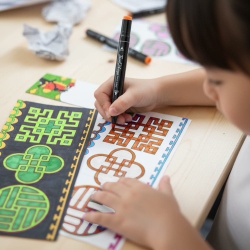 새해소망 다이루어질소원등 전통문양 무드등만들기