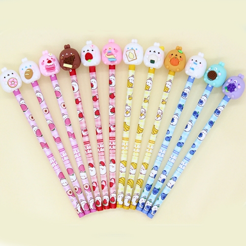 몰랑 뉴 피규어 12본 연필세트 (2개)