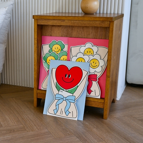 스마일 부케 왕 입체카드 어버이날 감사편지