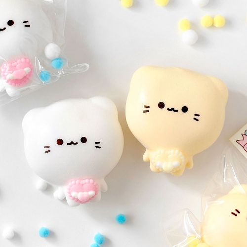 몰랑빵빵 고양이 말랑이 주물럭 스퀴시 (10개)