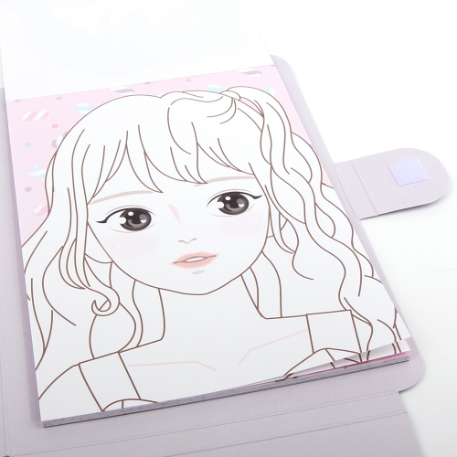 매거진 아이돌 메이크업 시즌2 스티커 컬러링 놀이북