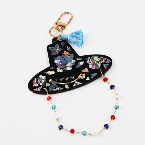 DIY 만들기 꾸미기 우리 전통 자개 공예 자개무늬 구슬 전통갓 선비갓 키링 만들기 5인용키트