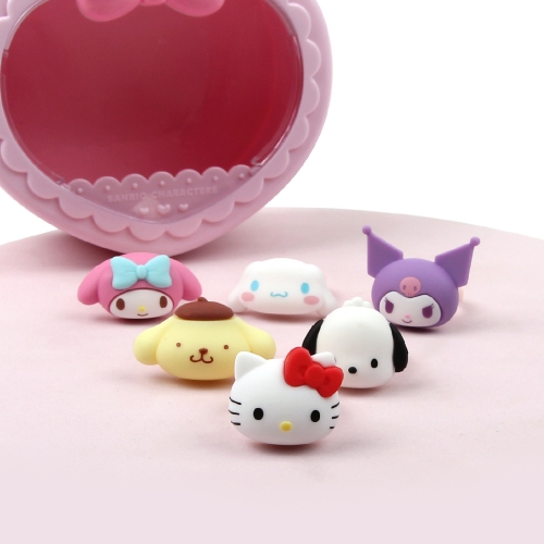 산리오 반지 하트 보석함 어린이 주얼리 세트