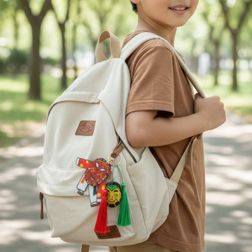 춤추는전통탈키링(8세트) 전통탈굿즈 키링만들기