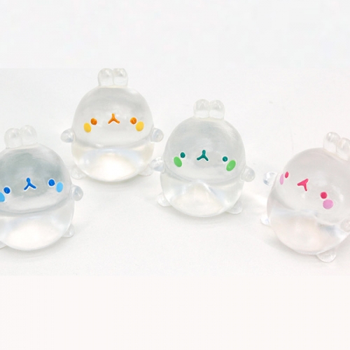 몰랑이 투명 모찌 말랑이 스트레스해소 스퀴시