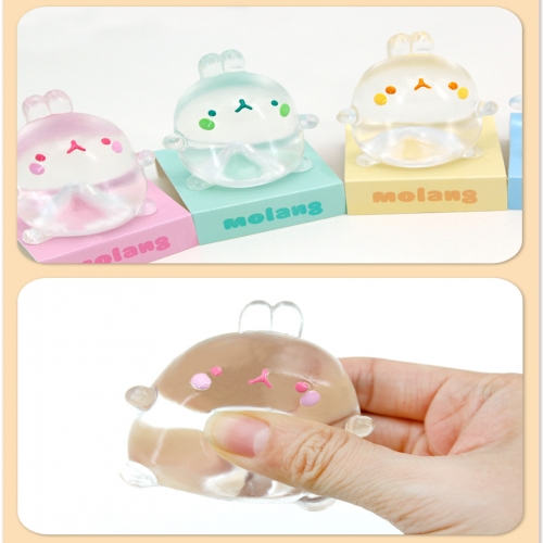 몰랑이 투명 모찌 말랑이 스트레스해소 스퀴시