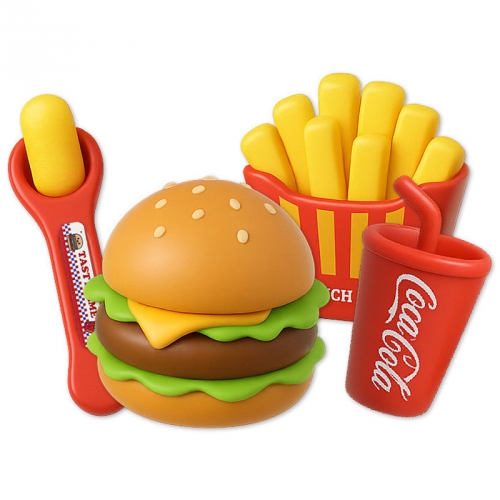 잇츠 패스트푸드 타임 감자튀김 햄버거 소꿉놀이 피젯토이
