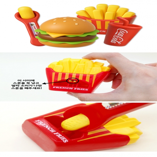 잇츠 패스트푸드 타임 감자튀김 햄버거 소꿉놀이 피젯토이