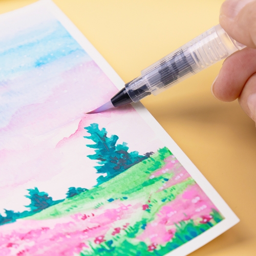 [오아트] 워터 브러쉬 3종 세트(캘리그라피/수채화/KC인증)