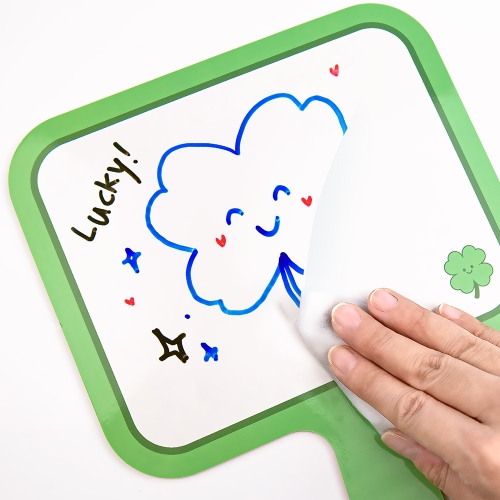 [오아트] 양면 손잡이 화이트보드(미니칠판/골든벨/KC인증)