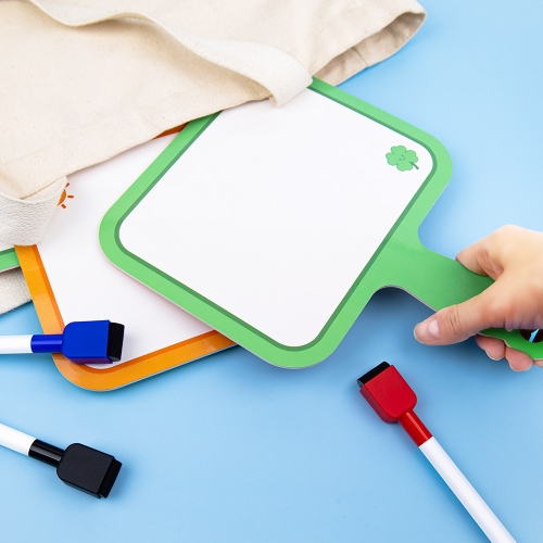 [오아트] 양면 손잡이 화이트보드(미니칠판/골든벨/KC인증)