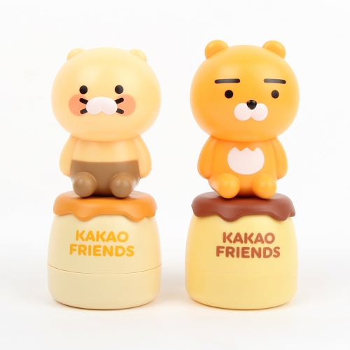 카카오프렌즈 라이언 춘식이 롤러스탬프 다꾸 캐릭터 도장