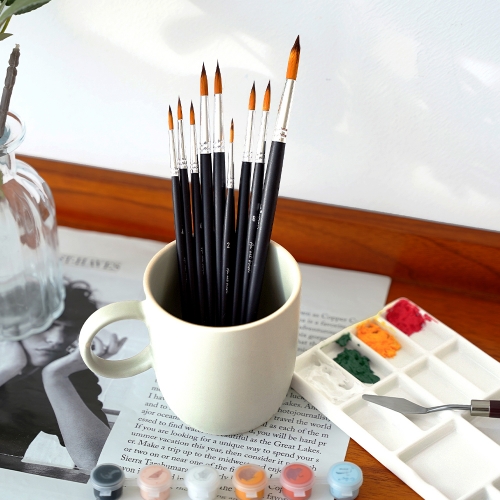 제피트 아티스트 브러쉬 둥근 붓 12개 세트