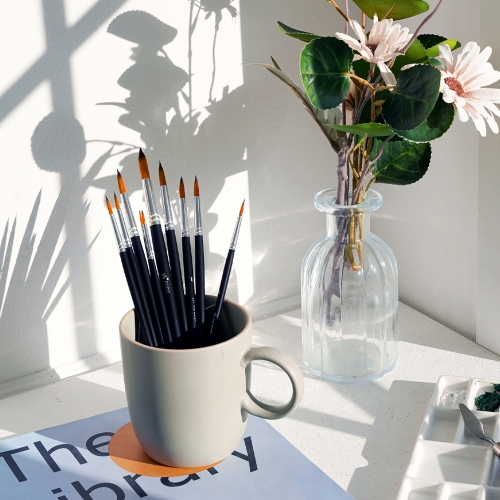 제피트 아티스트 브러쉬 둥근 붓 12개 세트