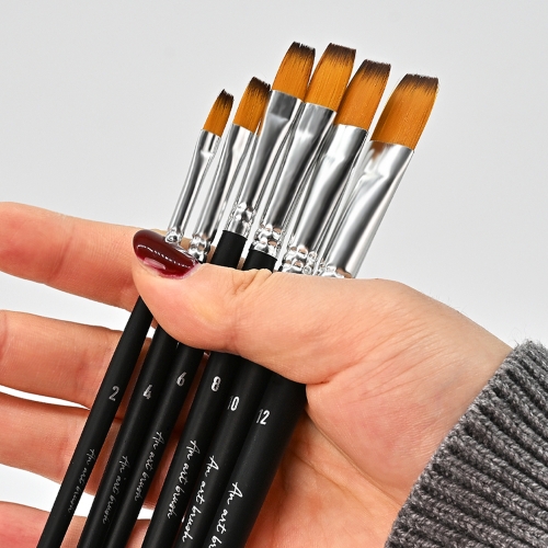 제피트 아티스트 브러쉬 납작 붓 12개 세트
