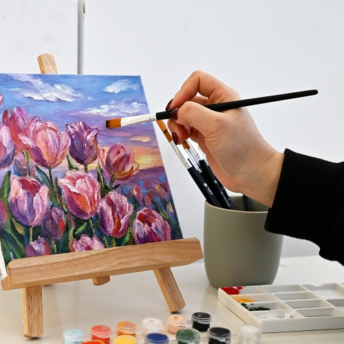 제피트 아티스트 브러쉬 납작 붓 12개 세트