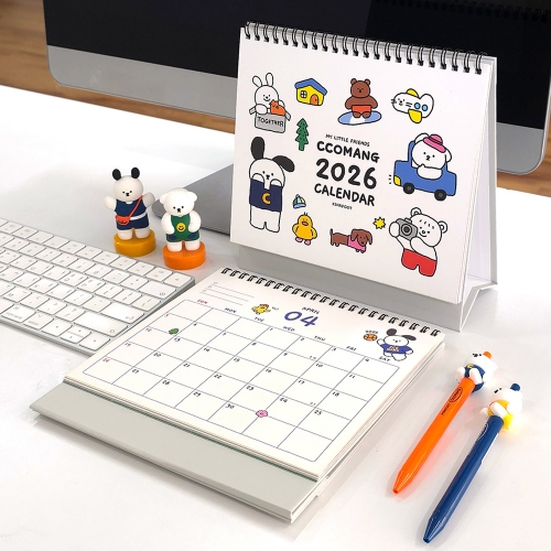 특가) 2026 꼬망 탁상 달력 (2개)