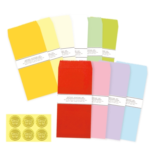 [FB121f] 비비드 컬러봉투 (세로형 60매입)