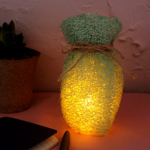 천연 수세미 무드등만들기